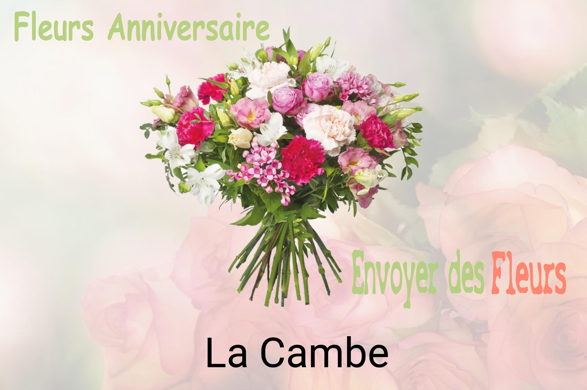 Bouquet de fleurs d’anniversaire livré à La Cambe