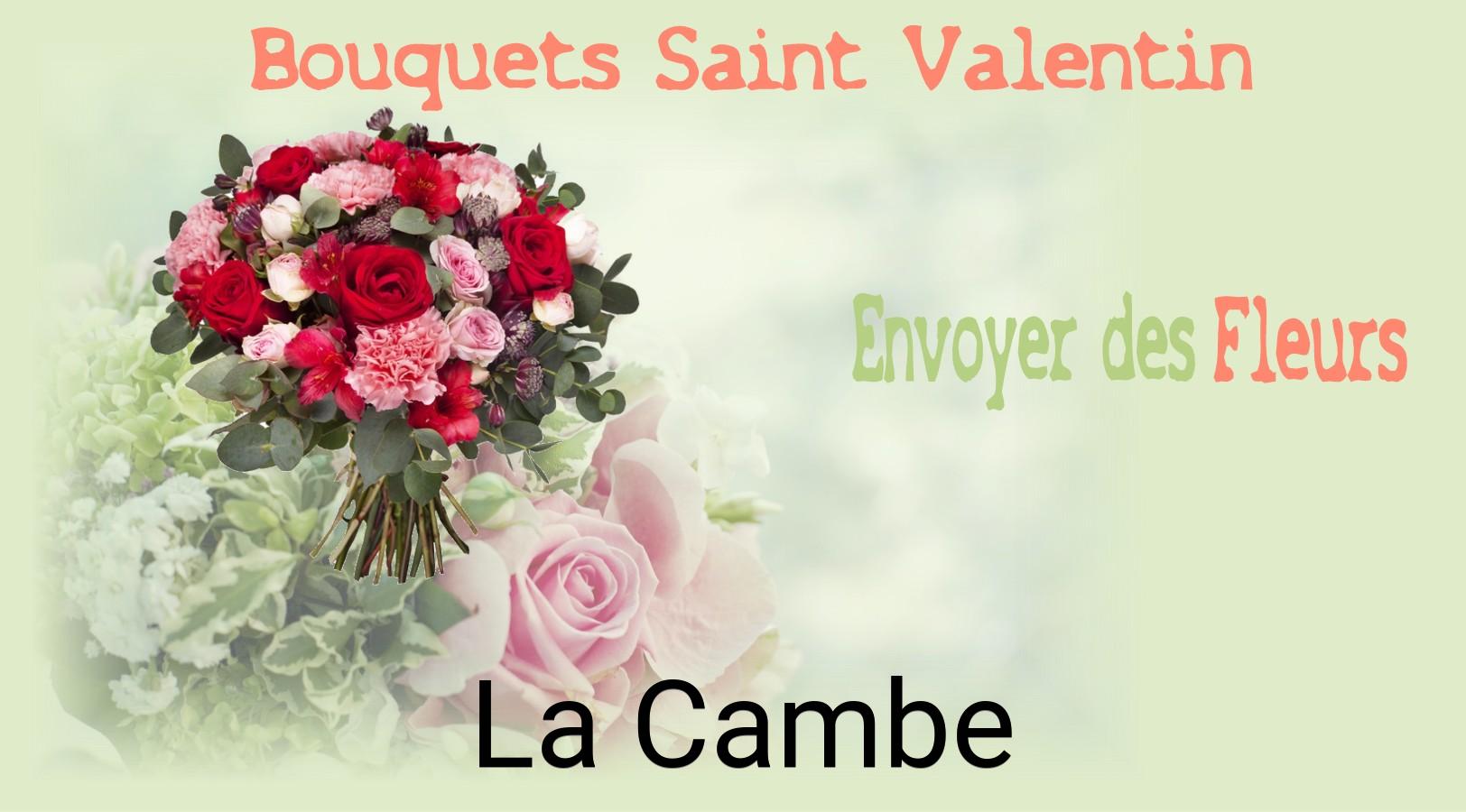 Roses de Saint-Valentin livrées à La Cambe